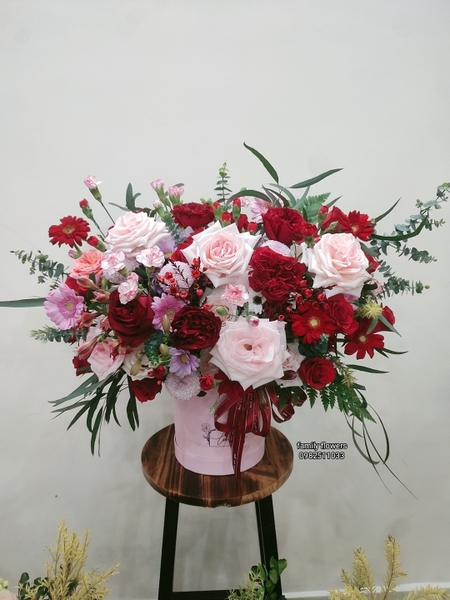 HỘP HOA CHÚC MỪNG SINH NHẬT CHỒNG , BỐ Ở HÀ NỘI . HOA TƯƠI HÀ NỘI . ĐIỆN HOA HÀ NỘ