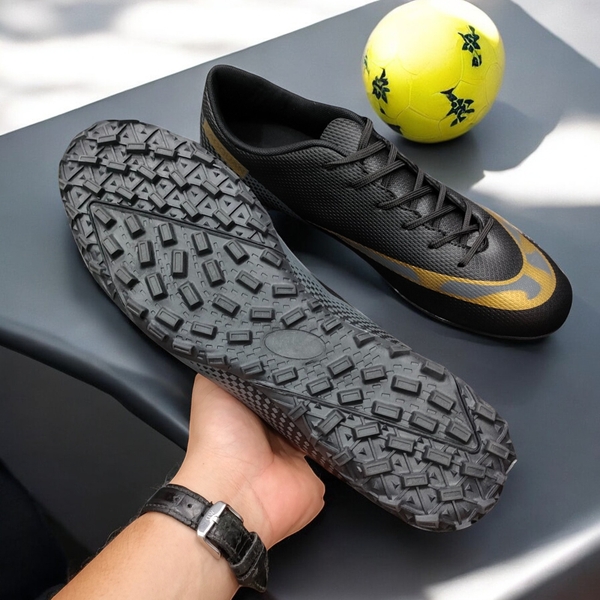 Giày Đá Bóng Nam Big Size (size 45 46 47) - ĐEN -