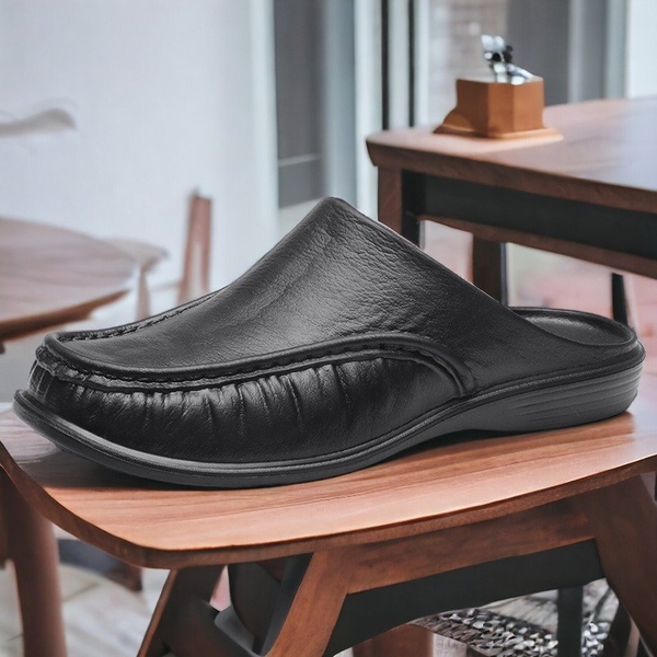 Giày Sục Nhựa Giả Da Big Size Nam (size 45 46 47)
