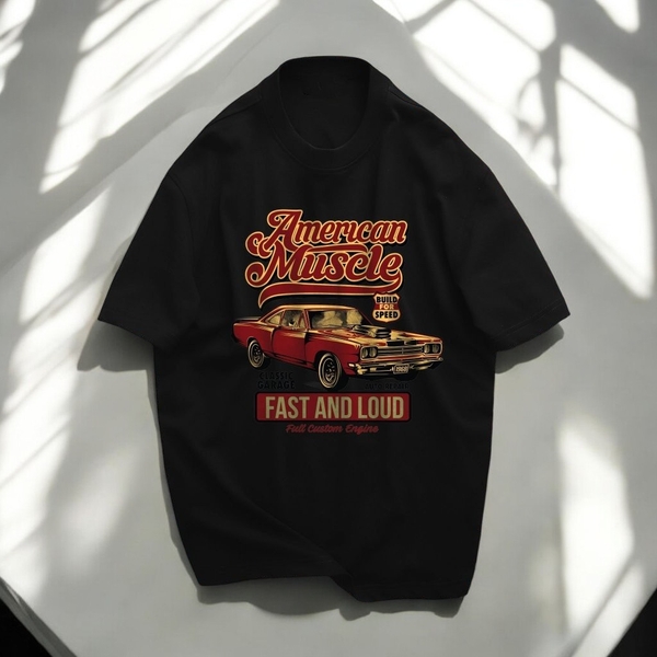 Áo Thun Form Rộng Vải Cotton Big Size Nam