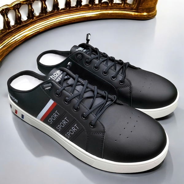 Giày Sục Da Big Size Nam Đế Bệt (size 46 47 48)