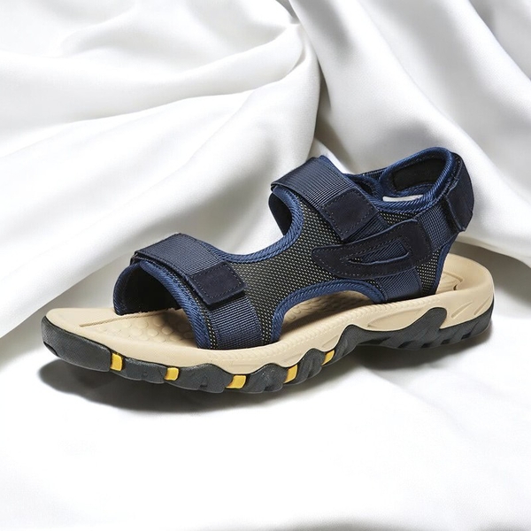 Sandal Quai Dán Big Size Nam Da Thật