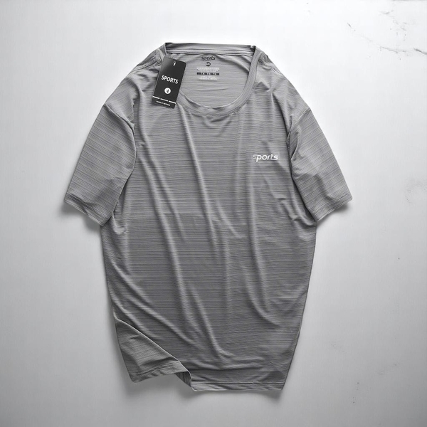 Áo Thun Lạnh Sọc Ngang Big Size Nam (80-140kg)