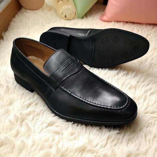 Giày Tây Xỏ Nam Big Size - Da Thật