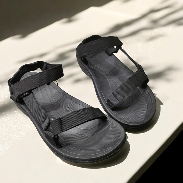 Giày Sandal Big Size Nam Hiệu Vento có size 44 45 46 - ĐEN -