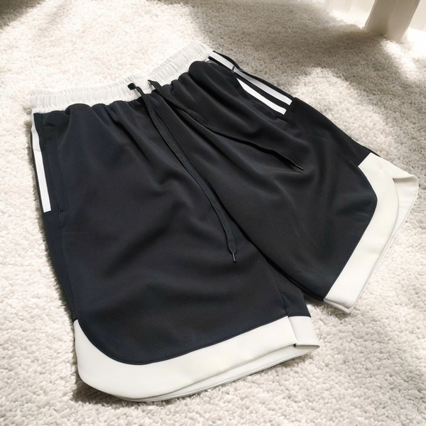 Quần Short Thun Thể Thao Big Size Nam (90-140kg) - Đen -