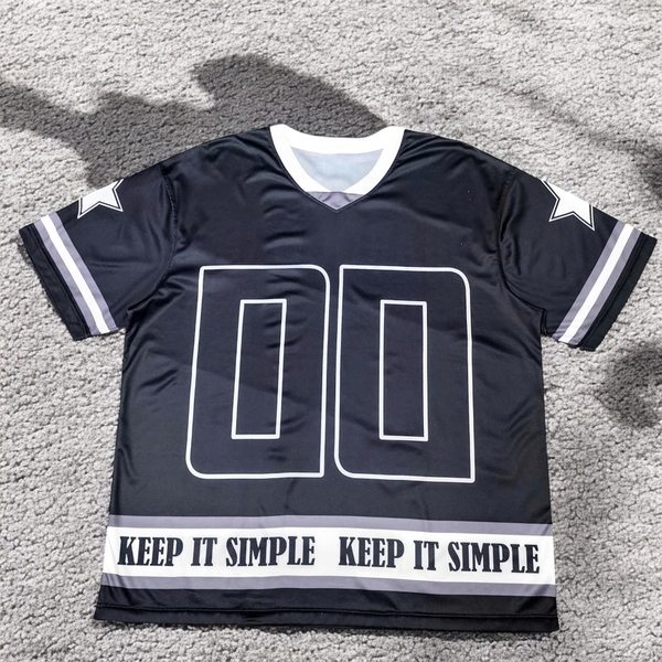 Áo Thun Vải Mè Mát Mẻ Thấm Mồ Hôi Tốt Big Size Nam (85-130kg) - Đen -