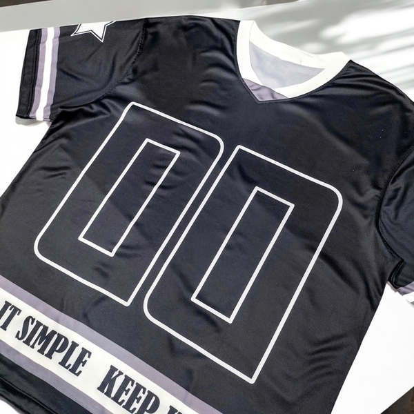 Áo Thun Vải Mè Mát Mẻ Thấm Mồ Hôi Tốt Big Size Nam (85-130kg) - Đen -