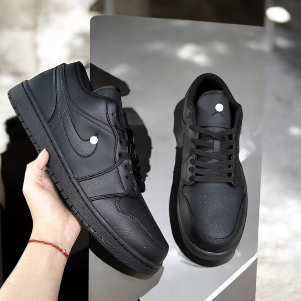 Giày Sneaker Nam Big Size (Size 46 47 48) - Đen Full -