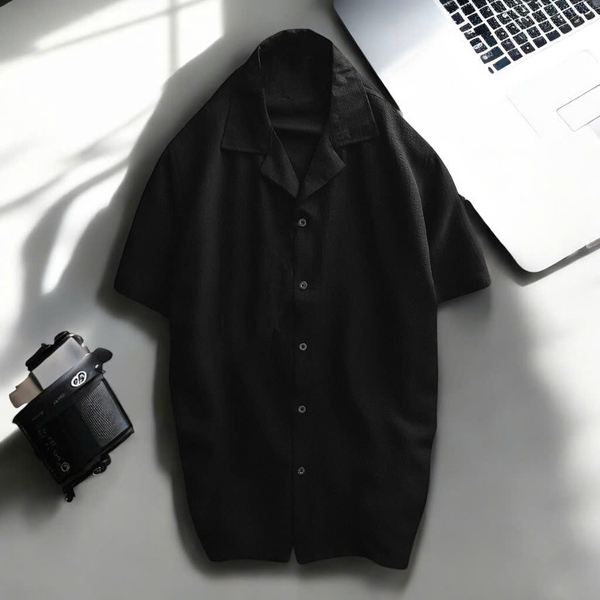 Áo Sơ Mi Tay Ngắn Big Size Nam Vải Đủi