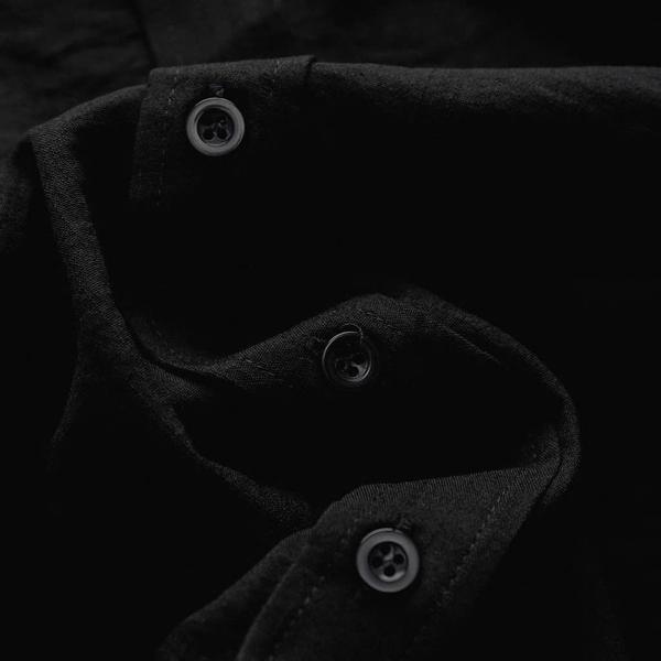 Áo Sơ Mi Tay Ngắn Vải Đũi Cổ Trụ Big Size Nam (80-130kg) 