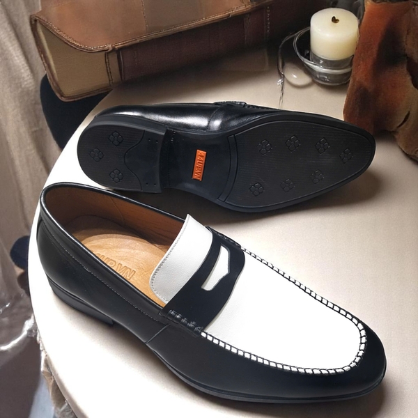 Giày Tây Xỏ Big Size Nam- Da Thật