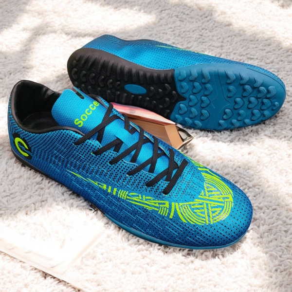 Giày Đá Bóng Nam Big Size (45 46 47 48 49) - XANH DƯƠNG -