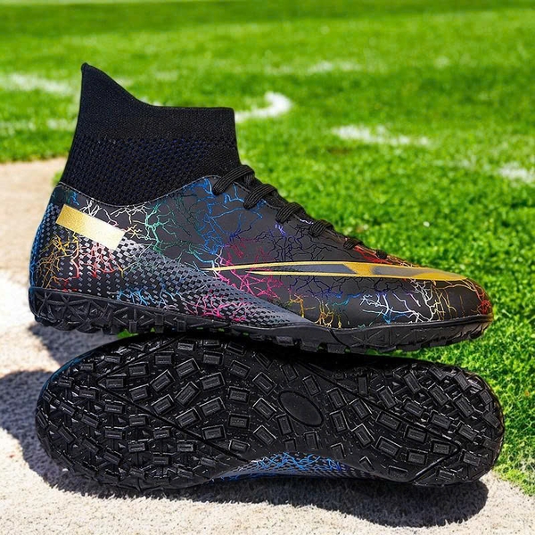 Giày Đá Bóng Nam Big Size (Size 45 46 47 48) - Đen -