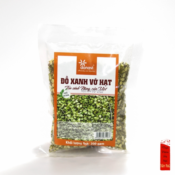 Đỗ Xanh Vỡ Hạt - 200g