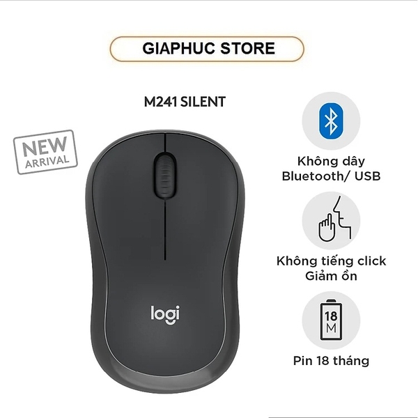 Chuột Bluetooth Logitech M241 Silent