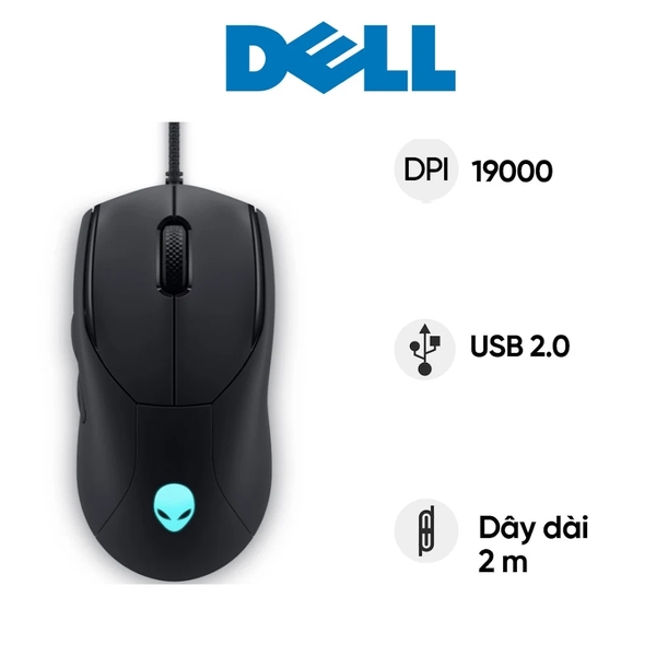 Chuột Gaming Có Dây Dell Alienware AW320M