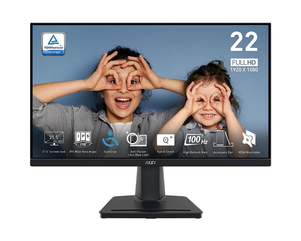 Màn hình MSI PRO MP225 (21.5 INCH/FHD/IPS/100HZ/1MS)