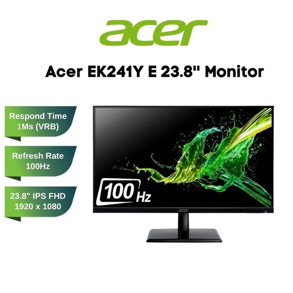 Màn hình Acer EK241Y E 23.8 inch(FHD/ IPS/ 100Hz/ 5ms (GTG), 1ms (VRB))