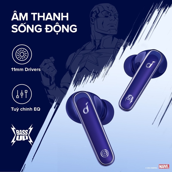 Tai Nghe Bluetooth SOUNDCORE LIFE P3 Marvel Edition - A3939H