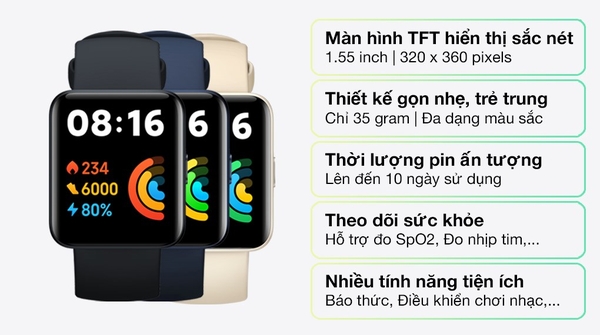 Đồng Hồ Redmi Watch 2 Lite