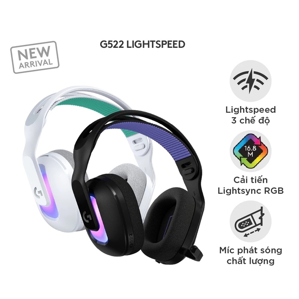 Tai nghe Gaming không dây Logitech G522 LIGHTSPEED