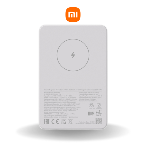 Pin sạc dự phòng Xiaomi Magnetic Power Bank 5000mAh BHR9304TH