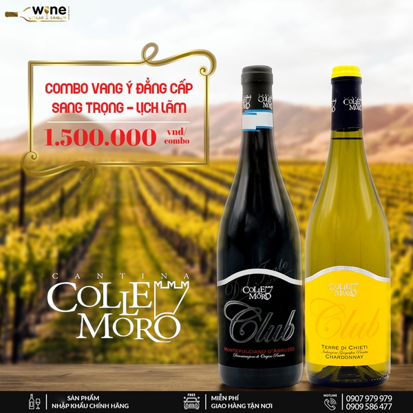 COMBO VANG Ý ĐẲNG CẤP COLLE MORO CLUB