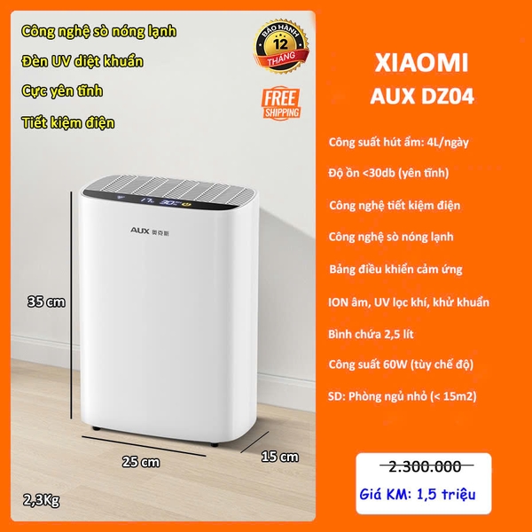 Máy hút ẩm Xiaomi AUX DZ-04