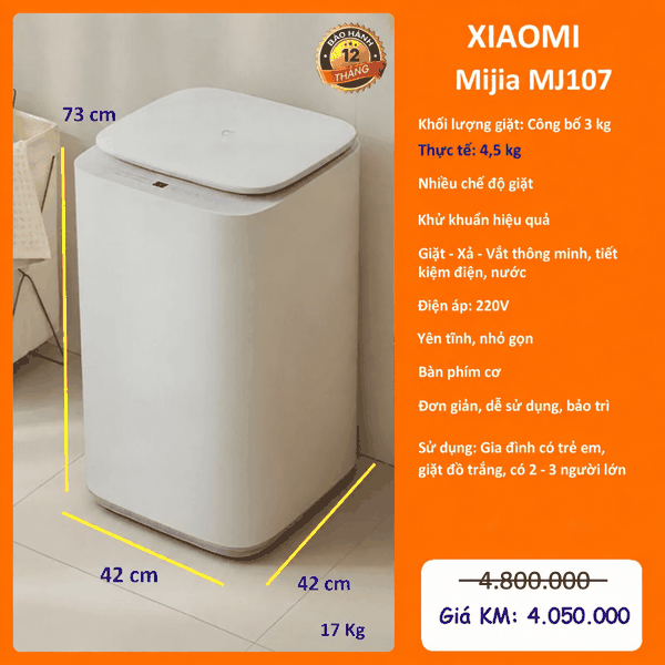 máy giặt mj107
