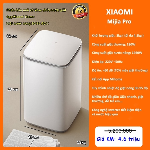 Máy giặt Mini Xiaomi Mijia Pro