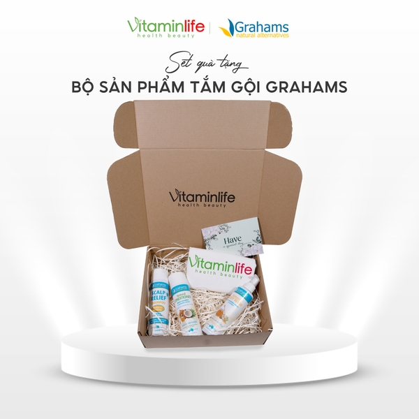 [SET QUÀ TẶNG] Bộ sản phẩm tắm gội Grahams (Biến thể 1)