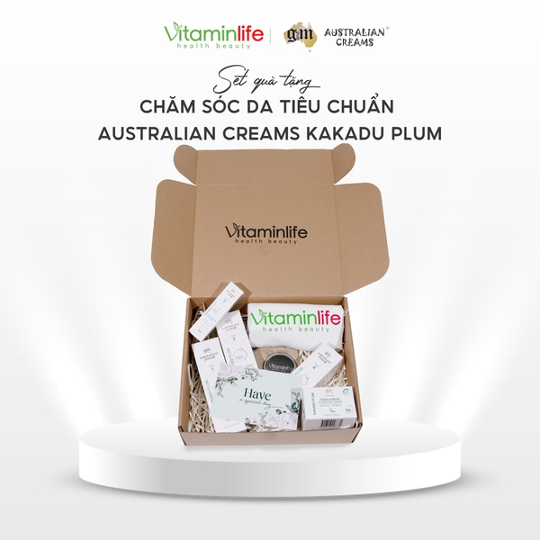 [SET QUÀ TẶNG] Chăm sóc da tiêu chuẩn Australian Creams Kakadu Plum