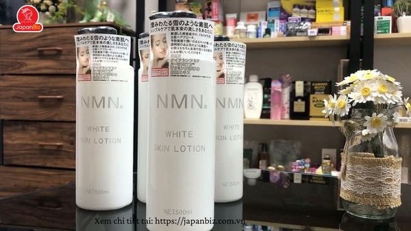 Nước hoa hồng NMN White Skin Lotion dưỡng trắng, cải thiện nếp nhăn, lão hóa chai 500ml