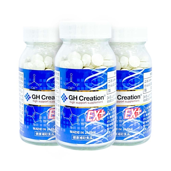 Combo 3 lọ viên uống tăng chiều cao GH Creation EX+ 270 viên
