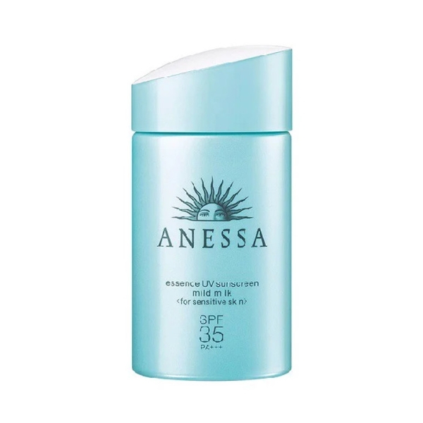 Sữa Chống Nắng Cho Da Nhạy Cảm & Trẻ Em Anessa Essence UV Sunscreen Mild Milk SPF35 PA+++ 60ml