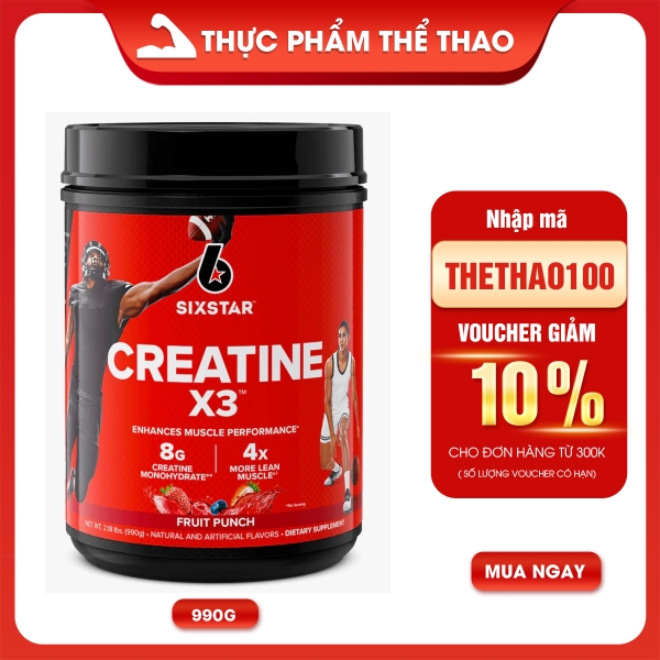 SIXSTAR CREATINE X3 (30 Servings)