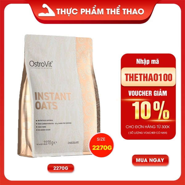 Yến Mạch Ăn Liền Ostrovit Instant Oat Flakes 2.27kg