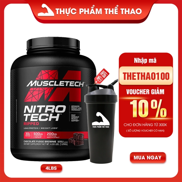 MUSCLETECH NITRO TECH RIPPED (4lbs)