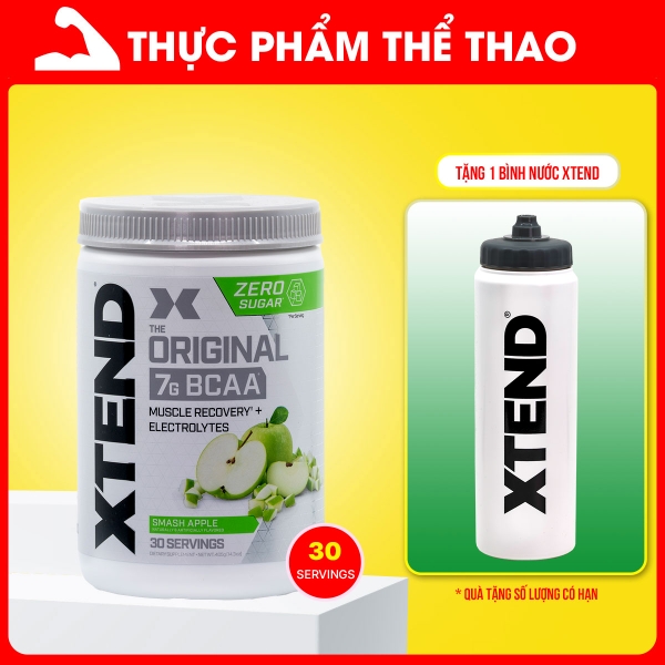 XTEND - BCAAS 30 SERVINGS- TĂNG SỨC BỀN - TĂNG HIỆU SUẤT TẬP LUYỆN