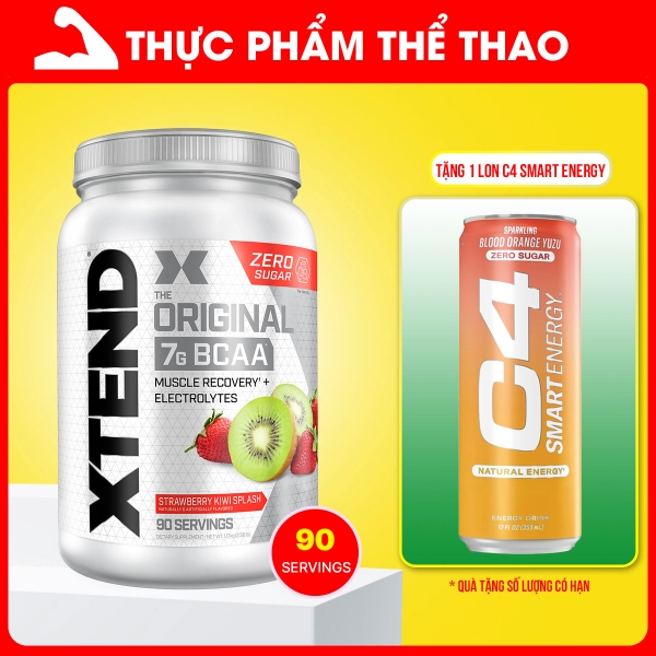 XTEND - BCAAS 90 SERVINGS- TĂNG SỨC BỀN - TĂNG HIỆU SUẤT TẬP LUYỆN