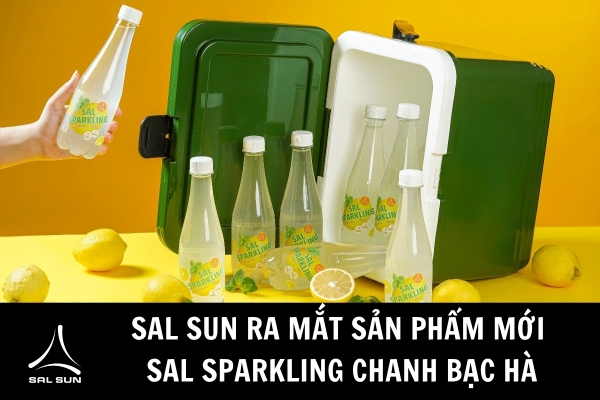SAL SUN RA MẮT SẢN PHẨM MỚI - SAL SPARKLING CHANH BẠC HÀ