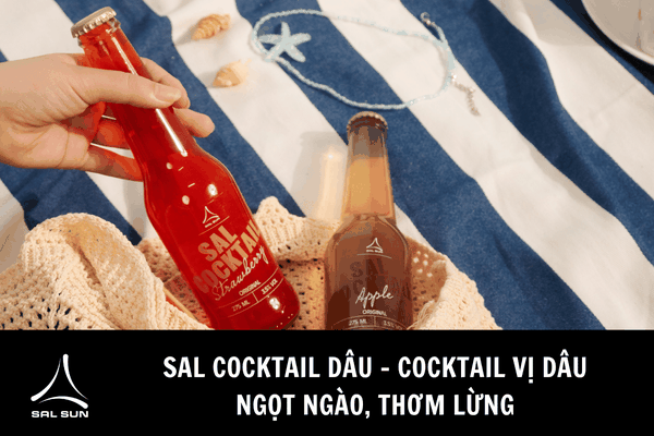 Sal Cocktail Dâu - Cocktail vị dâu ngọt ngào, thơm lừng
