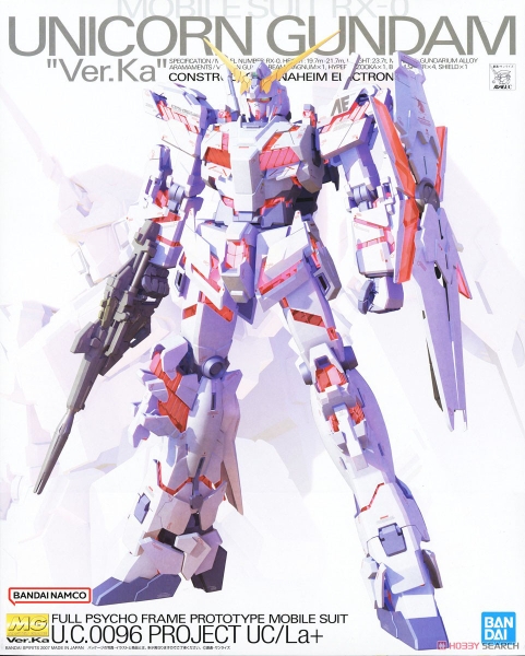 UNICORN GUNDAM Ver.Ka MG 1/100 BANDAI