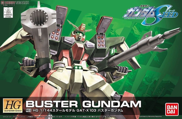 BUSTER GUNDAM HG SEED 1/144 BANDAI