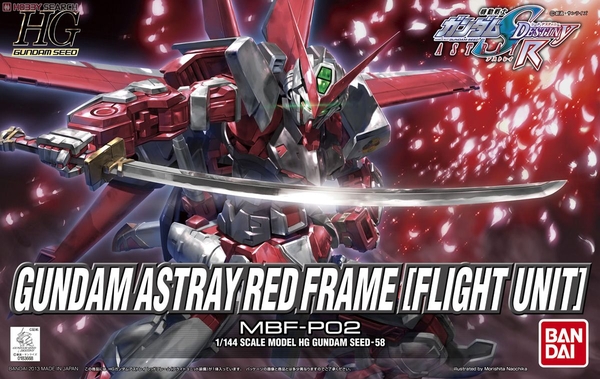 GUNDAM ASTRAY RED FRAME [FLIGHT UNIT] HG SEED 1/144 BANDAI