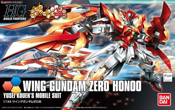 WING GUNDAM ZERO HONOO HG BF 1/144 BANDAI