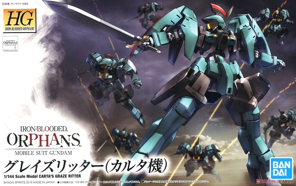 CARTA'S GRAZE RITTER HG IBO 1/144 BANDAI