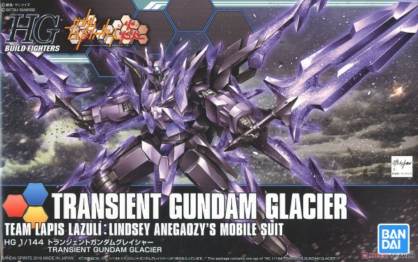 GUNDAM TRANSIENT GLACIER HG BF 1/144 BANDAI