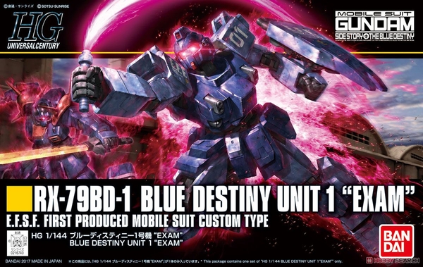 HG UC 1/144 BLUE DESTINY UNIT 1 